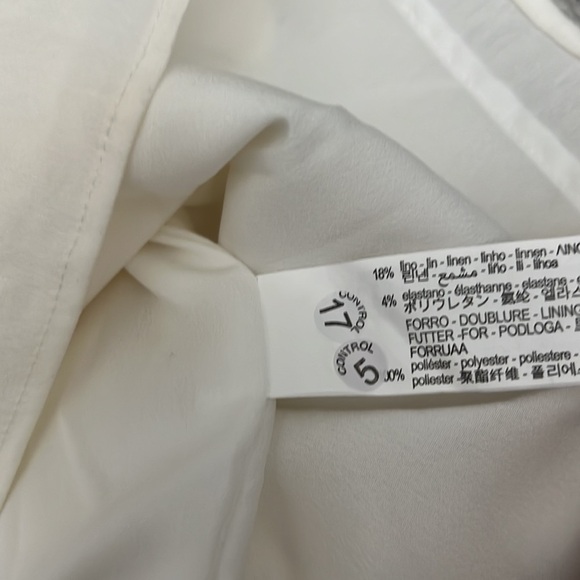 Zara Stretched Linen Blend Dress - Picture 5 of 9